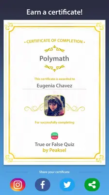 True or False Quiz android App screenshot 0